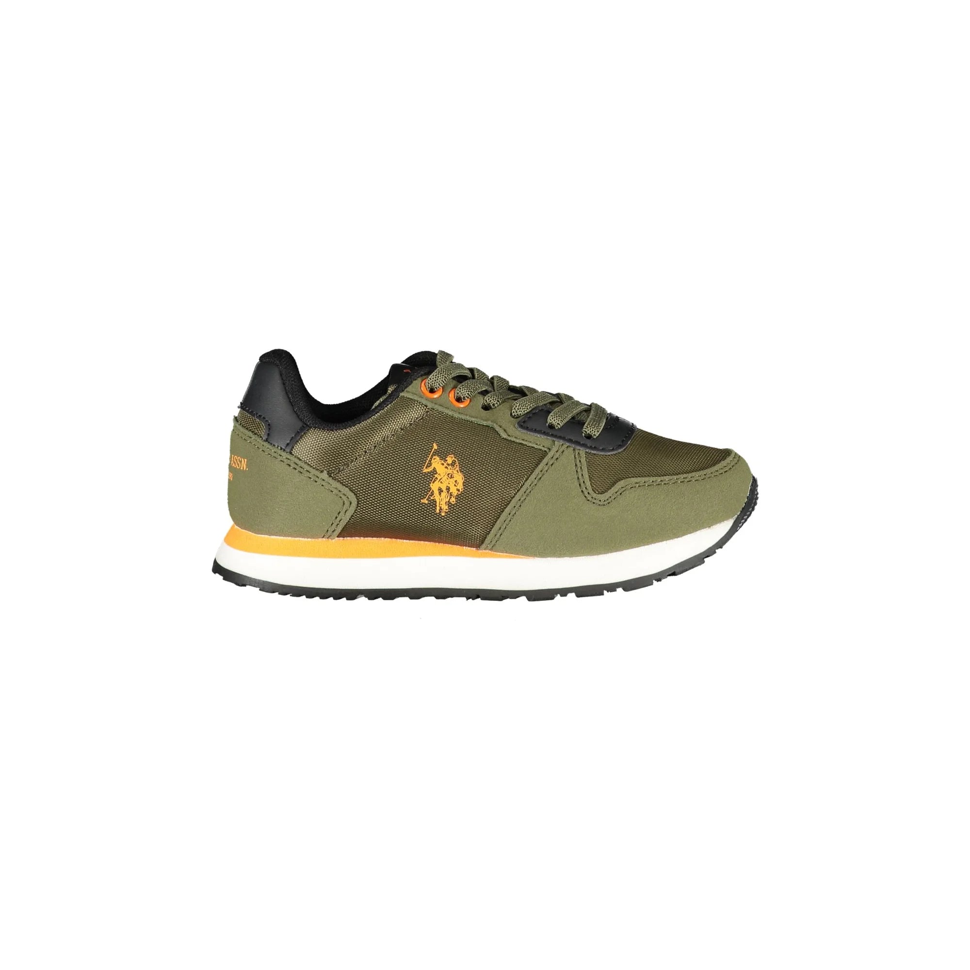 U.S. POLO ASSN. Calzatura Sportiva Bambino Verde con Dettagli a Contrasto e Logo Sneakers - foto prodotto