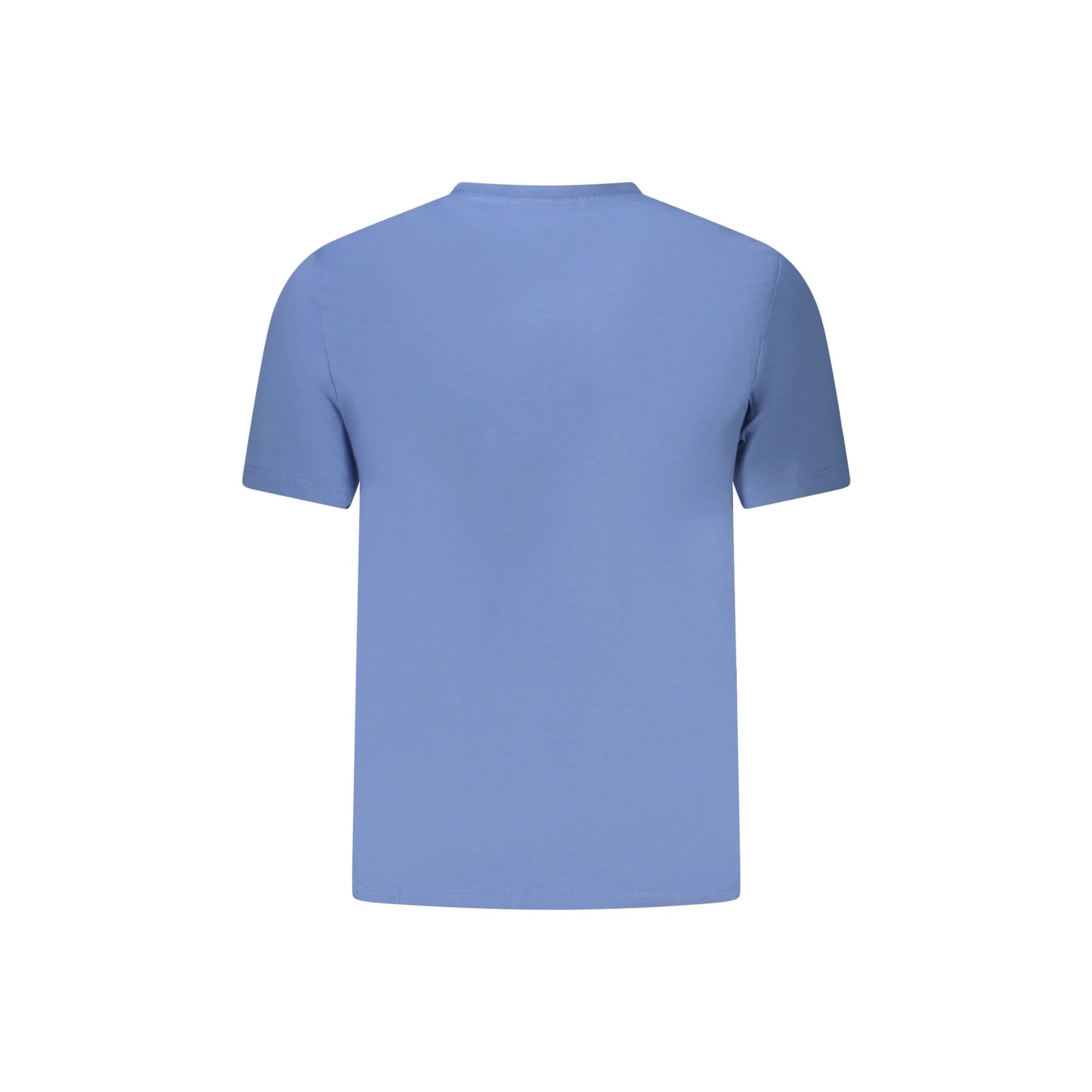 Calvin Klein T-Shirt Maniche Corte Uomo Azzurra Logo azzurro - vista 2