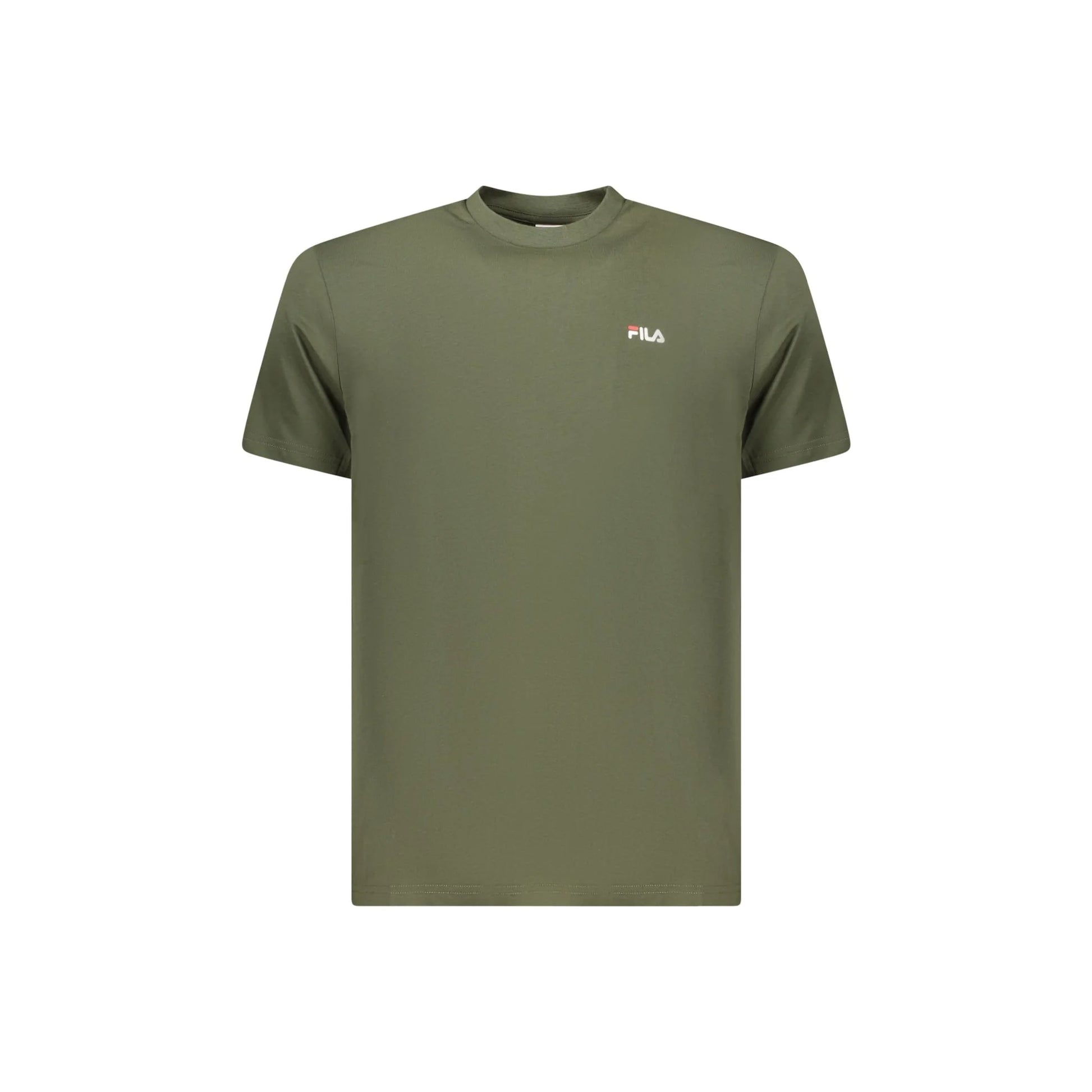 Fila T-Shirt Maniche Corte Uomo Verde Stampa Logo - foto prodotto