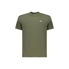 Fila T-Shirt Maniche Corte Uomo Verde Stampa Logo