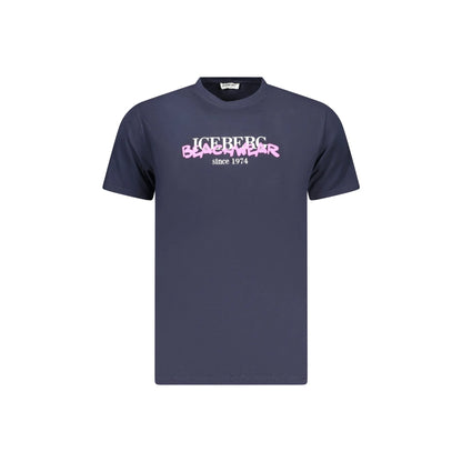 ICEBERG T-SHIRT MANICHE CORTE UOMO BLU