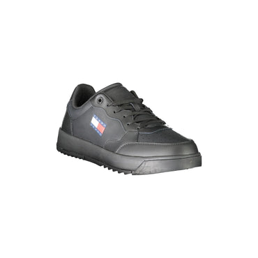 TOMMY HILFIGER Scarpe Sneakers Uomo Nere con Stampa e Logo nero - vista 2
