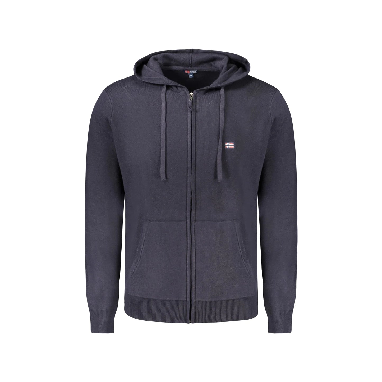 Norway 1963 Cardigan Uomo Blu con Cappuccio e Zip Maglie - foto prodotto