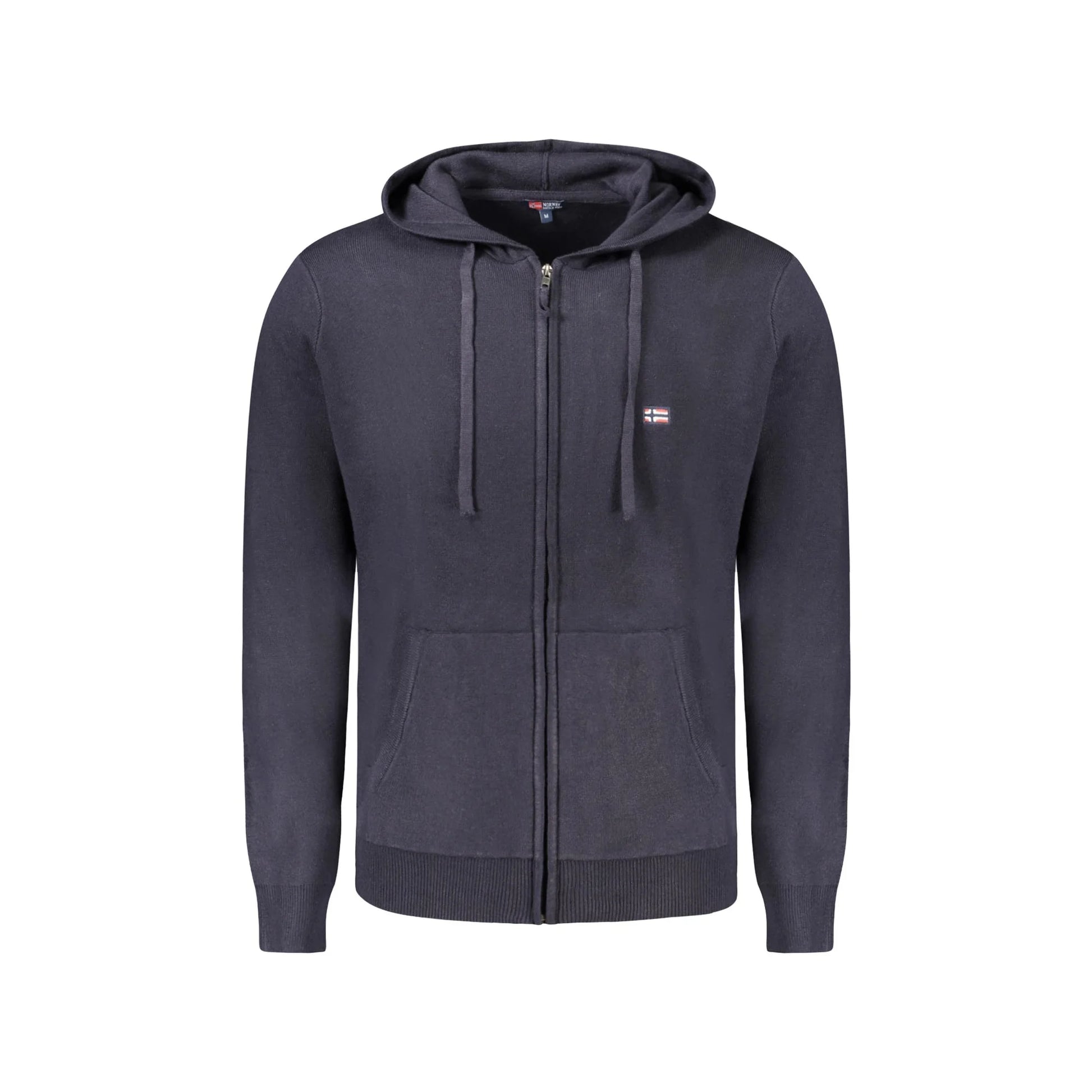 Norway 1963 Cardigan Uomo Blu con Cappuccio e Zip Maglie - foto prodotto