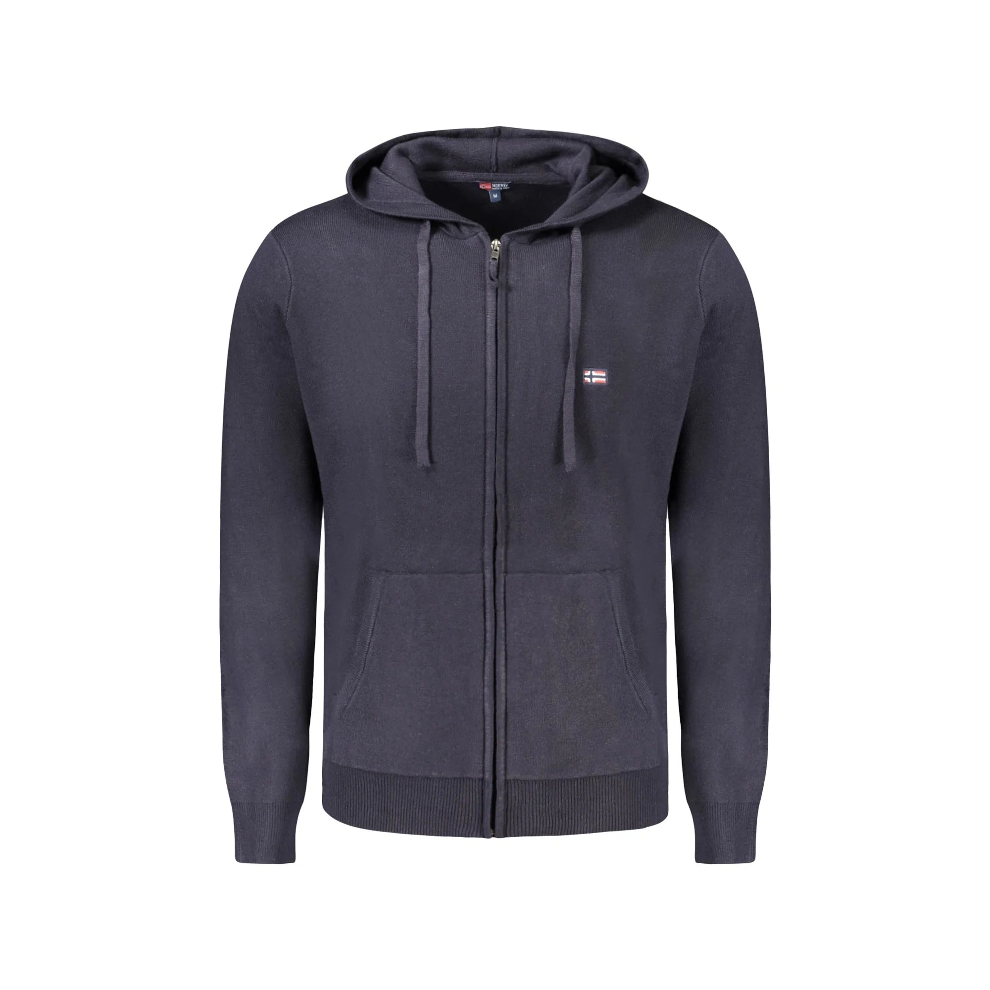 Norway 1963 Cardigan Uomo Blu con Cappuccio e Zip Maglie - foto prodotto