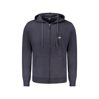 Norway 1963 Cardigan Uomo Blu con Cappuccio e Zip Maglie - foto prodotto