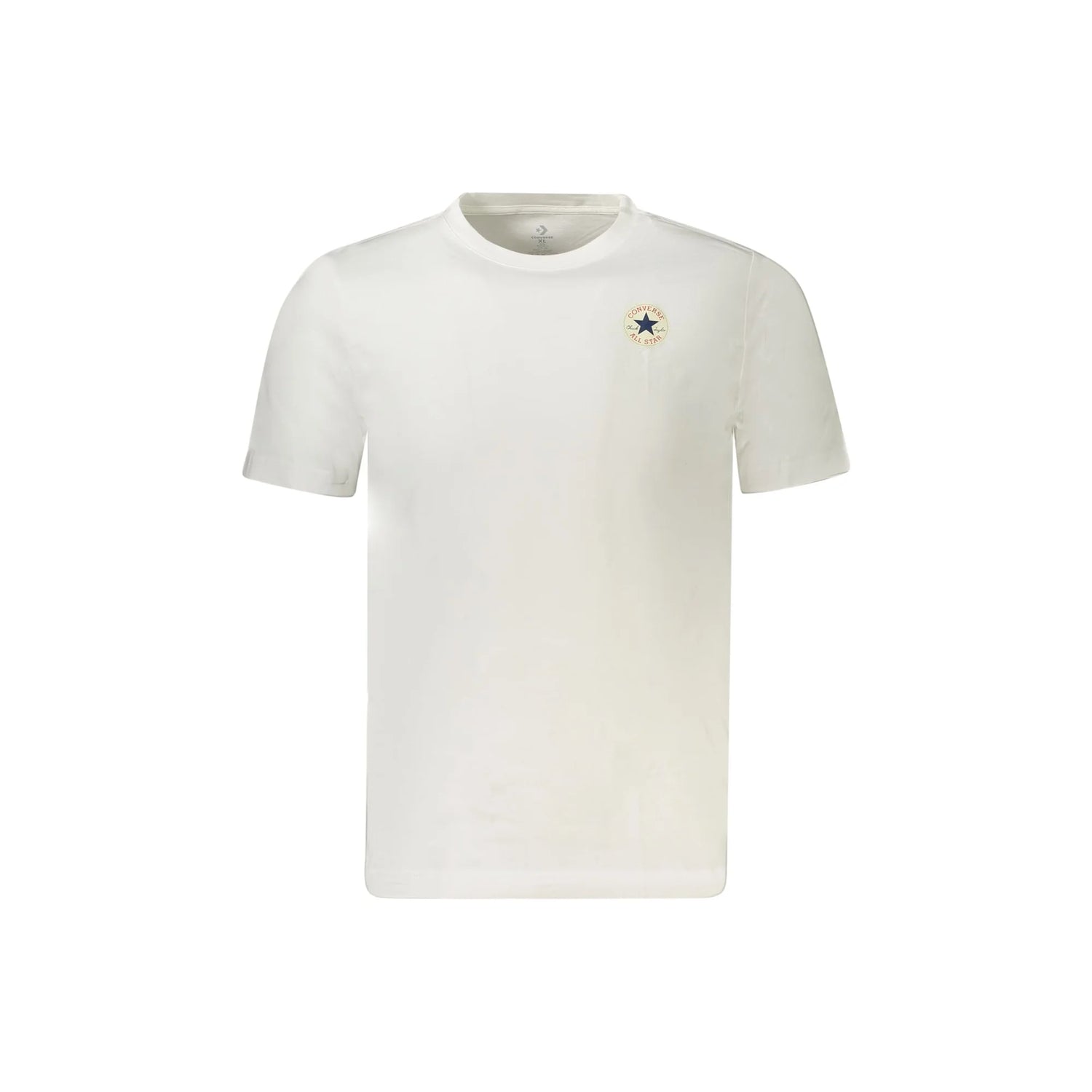 Converse T-Shirt Maniche Corte Unisex Bianca Stampa Logo Bianco - foto prodotto