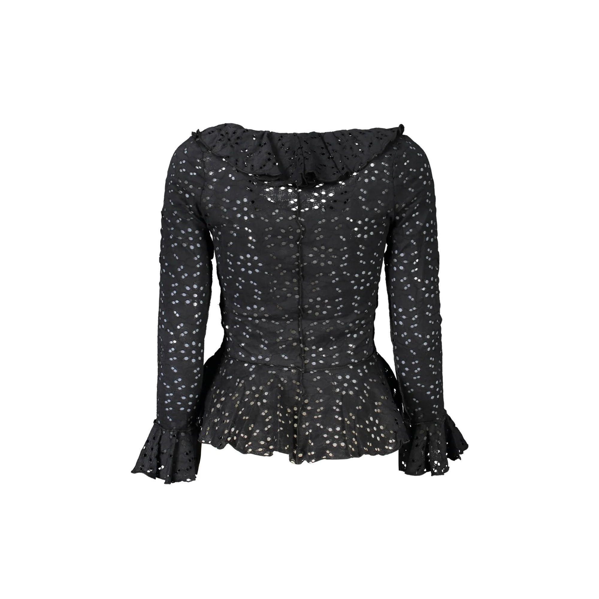 DESIGUAL CAMICIA MANICHE LUNGHE DONNA NERO