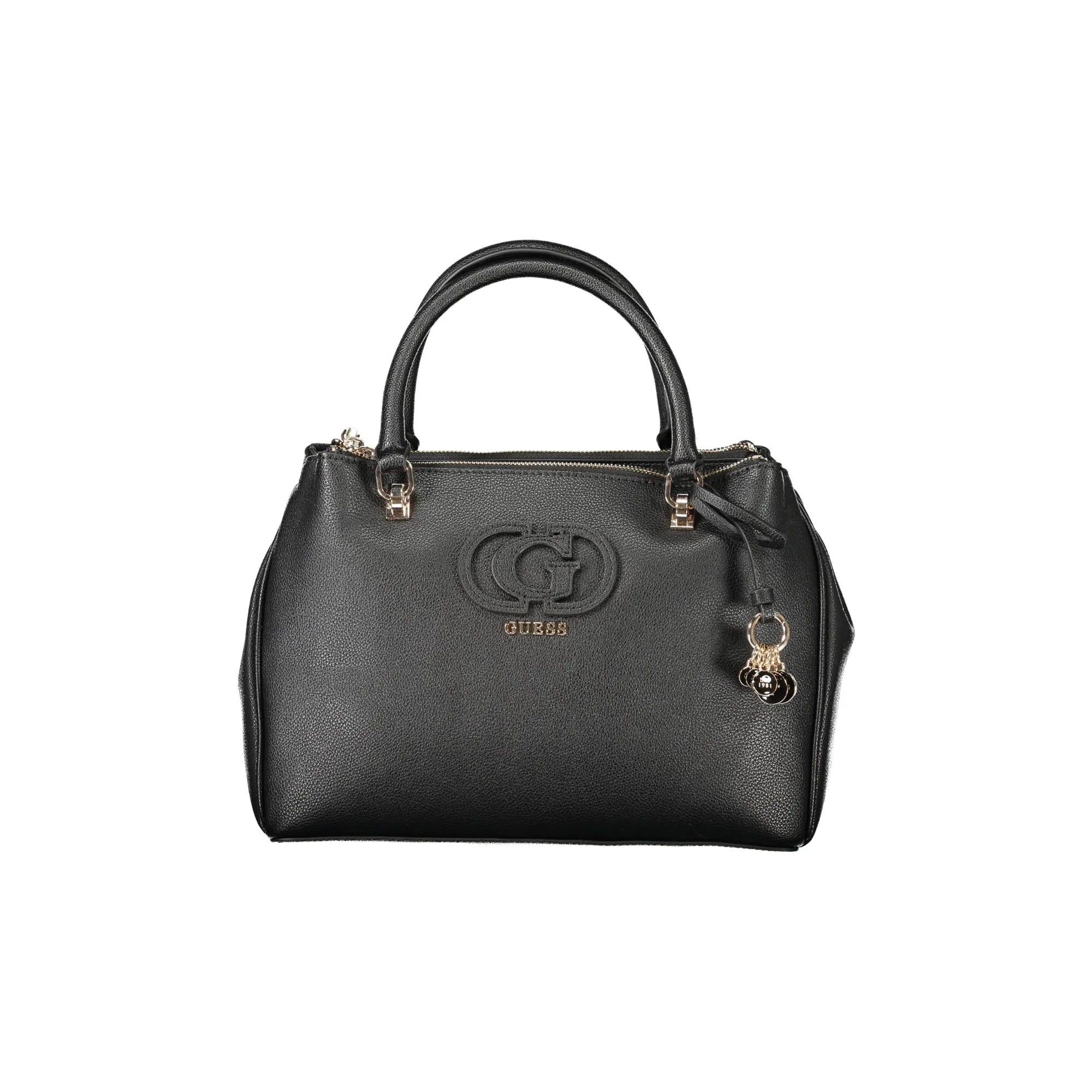 Guess Jeans Borsa a Tracolla Donna Nera Logo Borse Nero - foto prodotto