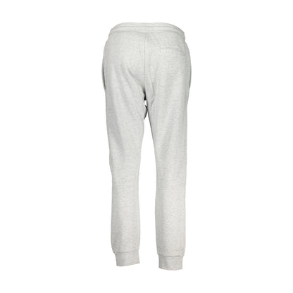Cavalli Class Pantaloni Tuta Uomo Grigio Felpato Ricamo Logo donna - vista 2