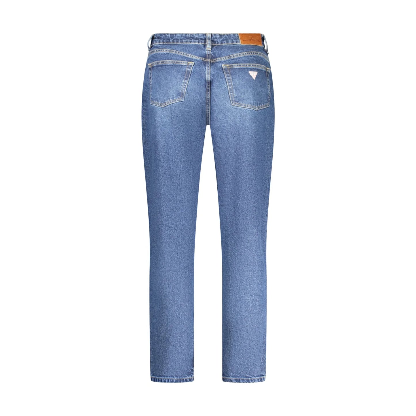 Guess Jeans Donna Blu Effetto Slavato Logo - vista 2