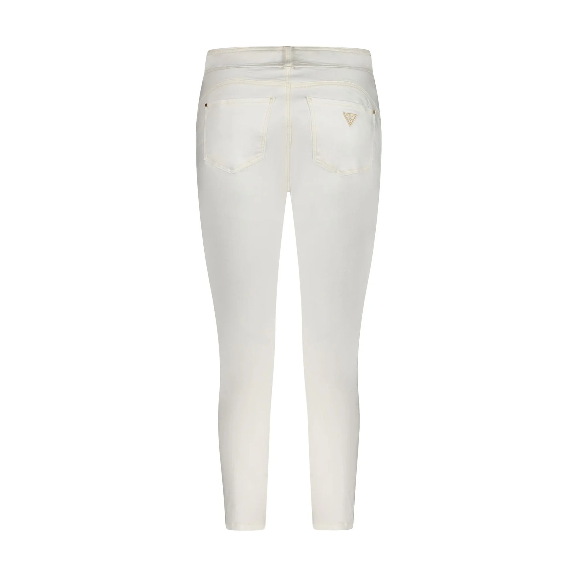 Guess Jeans Donna Bianco Logo - vista 2