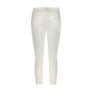 Guess Jeans Donna Bianco Logo - vista 2