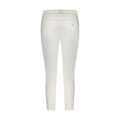 Guess Jeans Donna Bianco Logo - vista 2