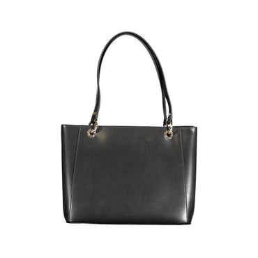GUESS JEANS Borsa Donna Nolana Nera a Spalla con Doppio Scomparto e Dettagli a Contrasto Borse nero - vista 2