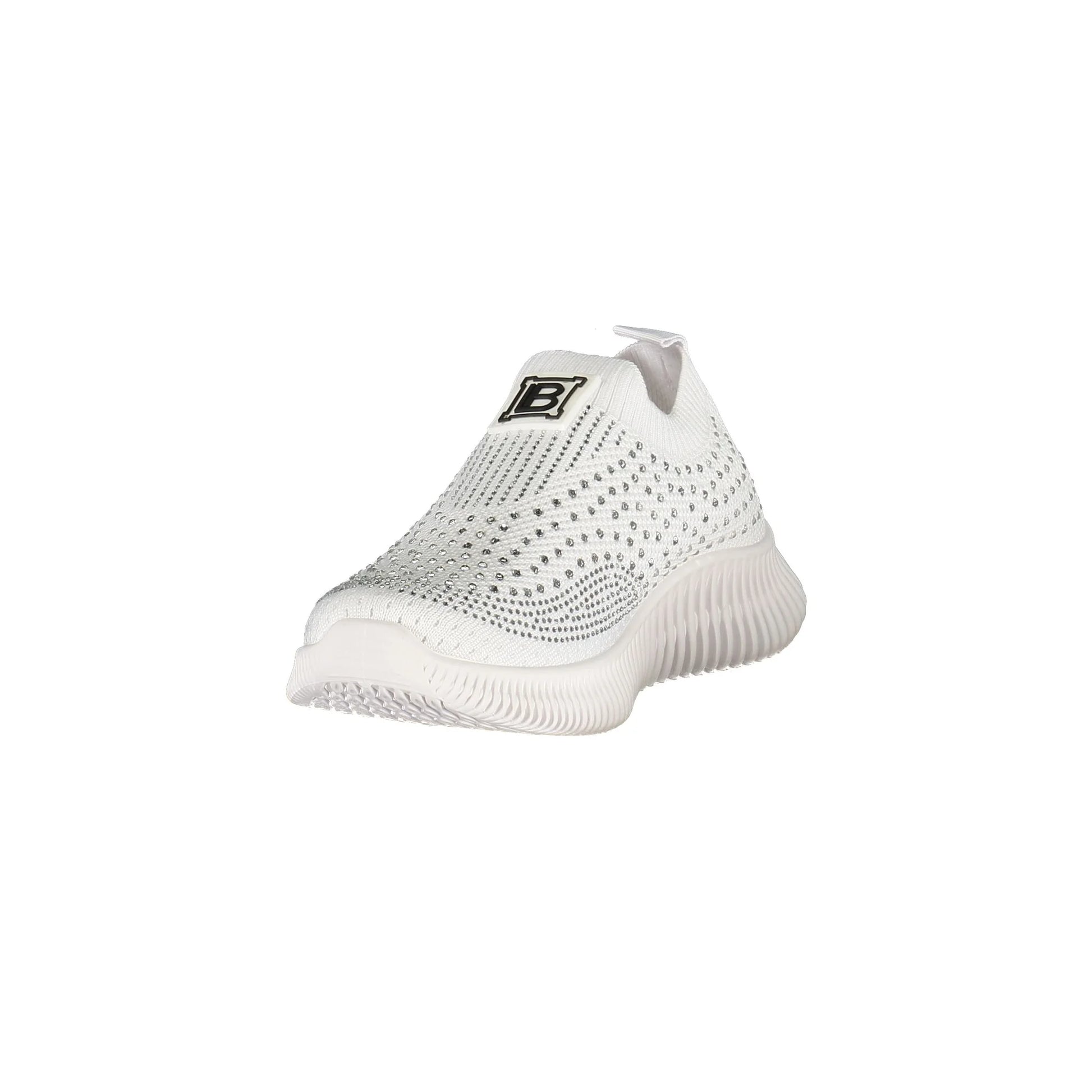 Laura Biagiotti Sneakers Donna Bianche Strass Logo bianco - vista 3