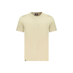 Norway 1963 Short Sleeve T-Shirt Men Beige Embroidery