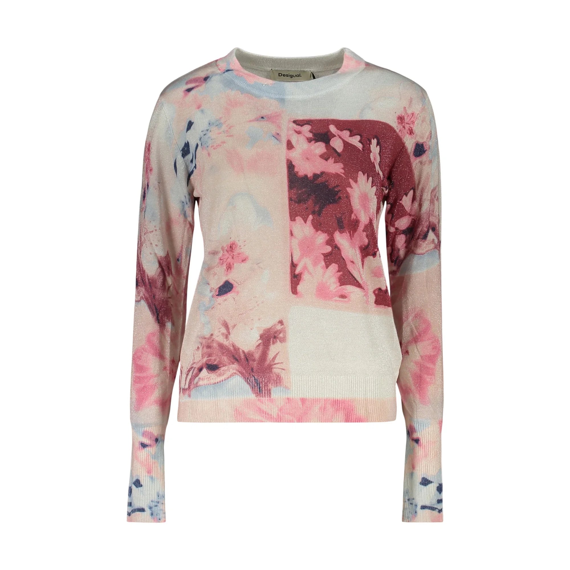 DESIGUAL MAGLIA DONNA ROSA