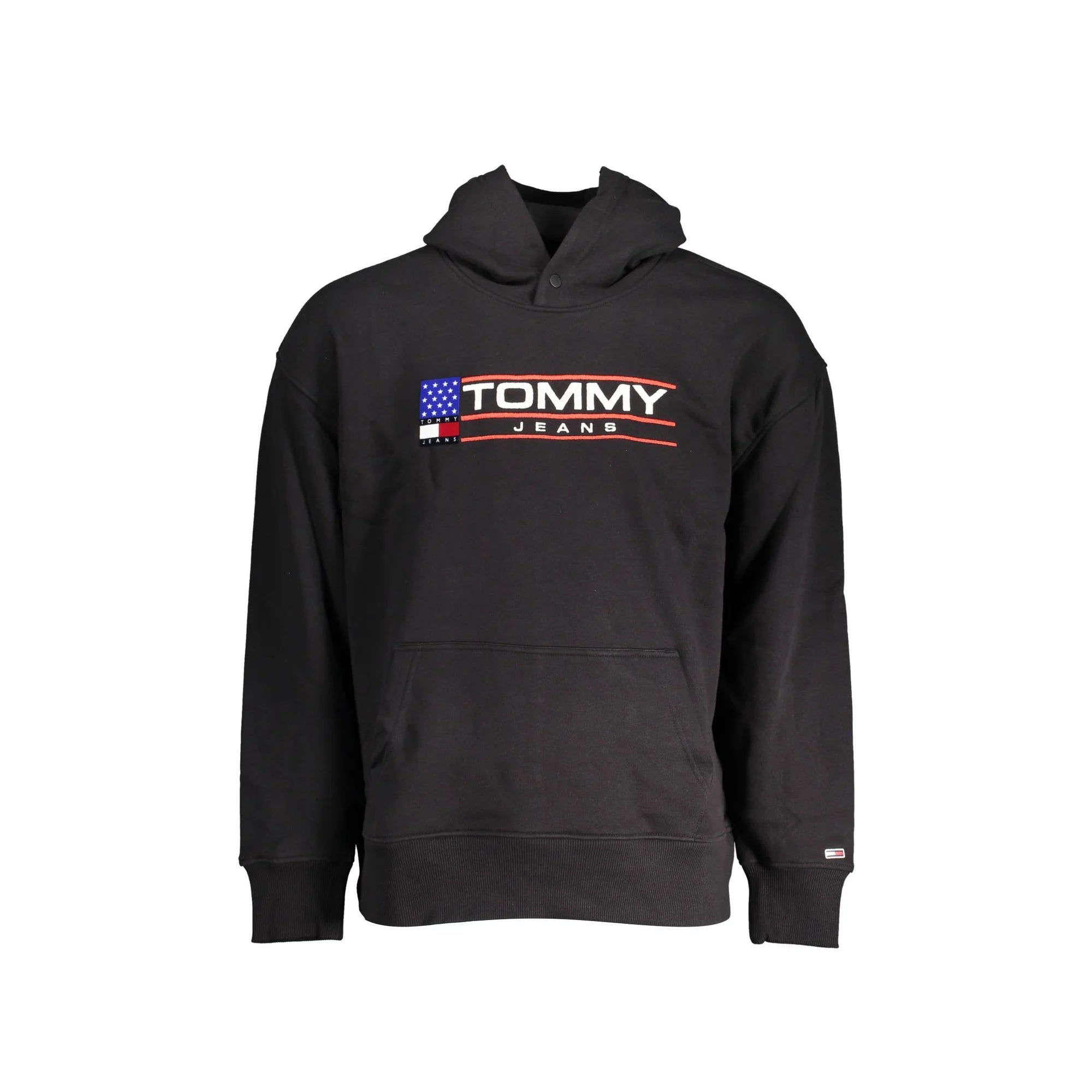 TOMMY HILFIGER FELPA SENZA ZIP UOMO NERO