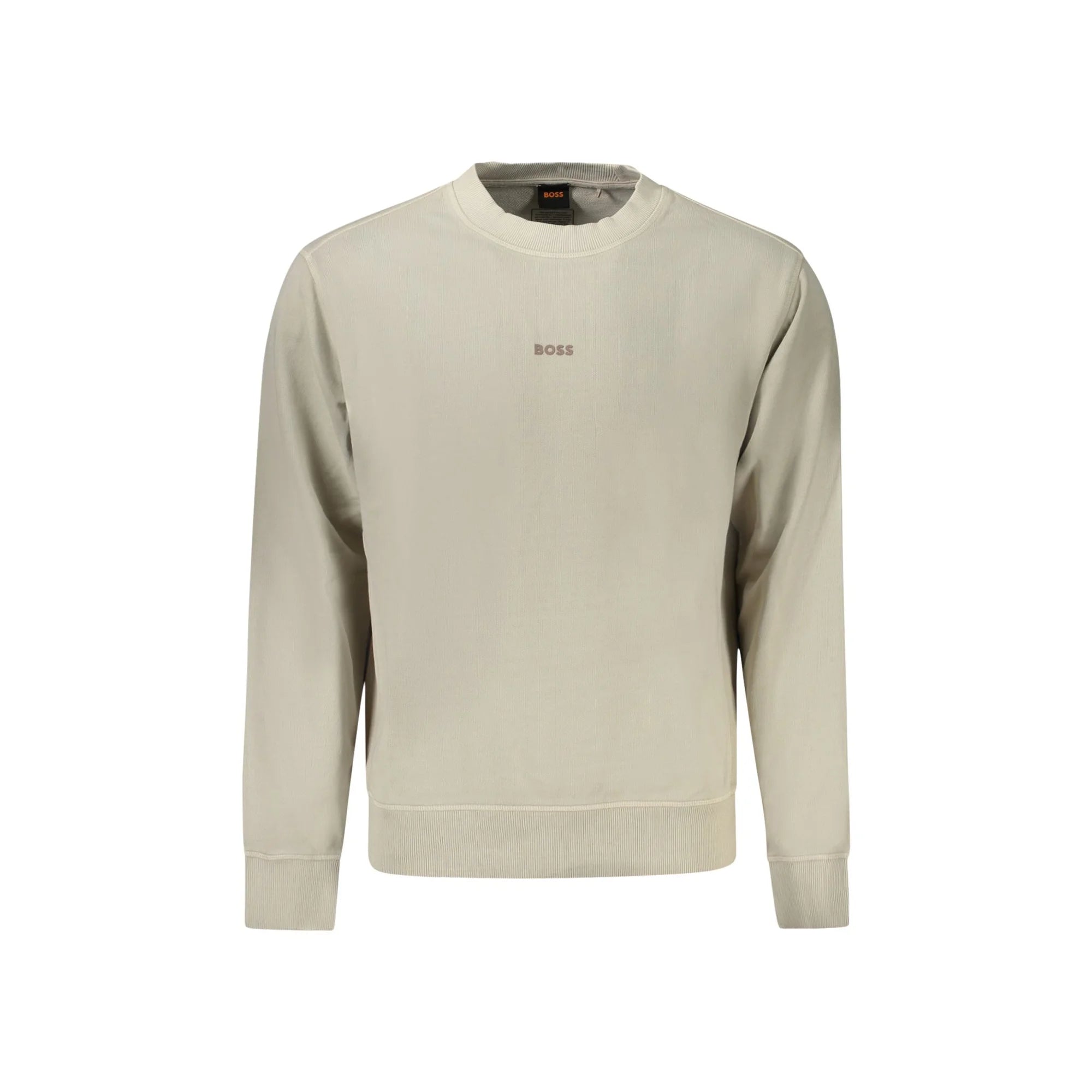 HUGO BOSS FELPA SENZA ZIP UOMO BEIGE
