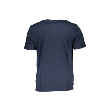 Timberland T-Shirt Maniche Corte Uomo Blu Stampa Logo - vista 2