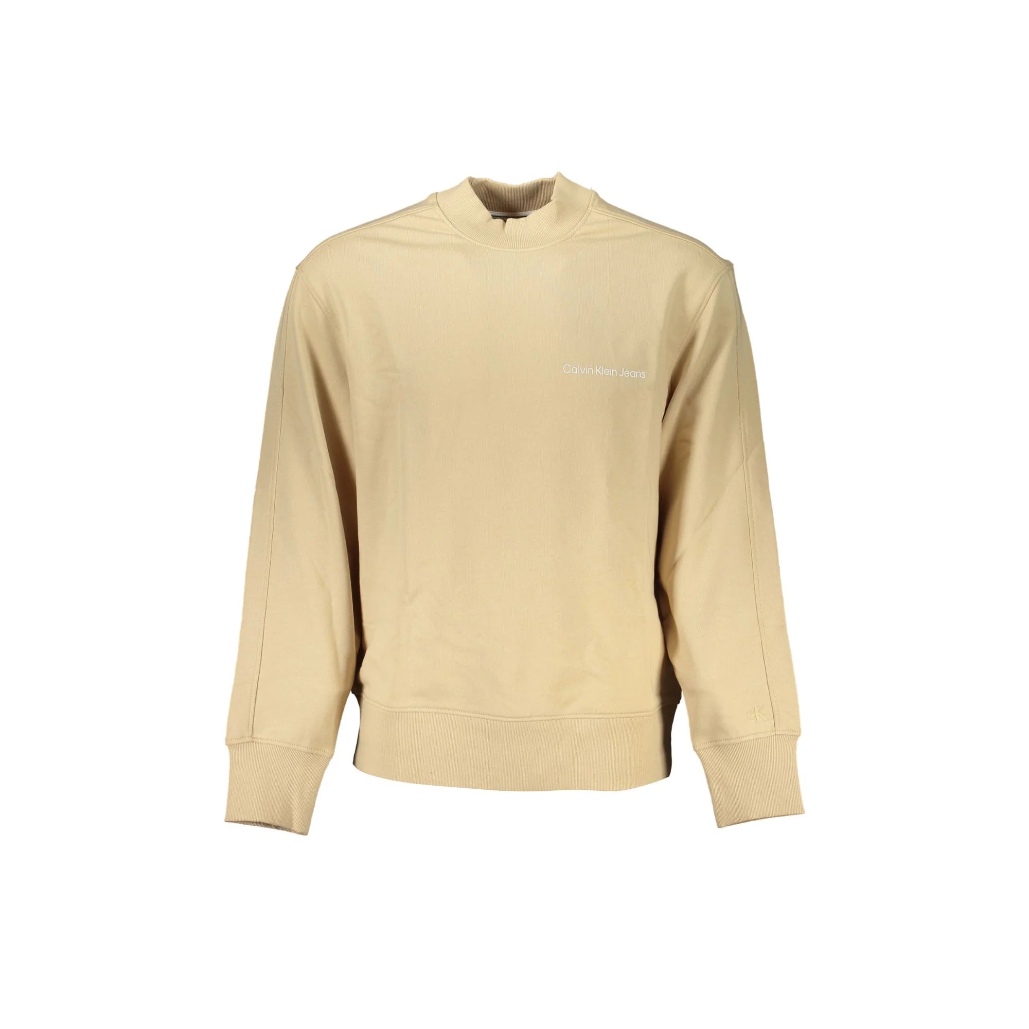 CALVIN KLEIN FELPA SENZA ZIP UOMO BEIGE