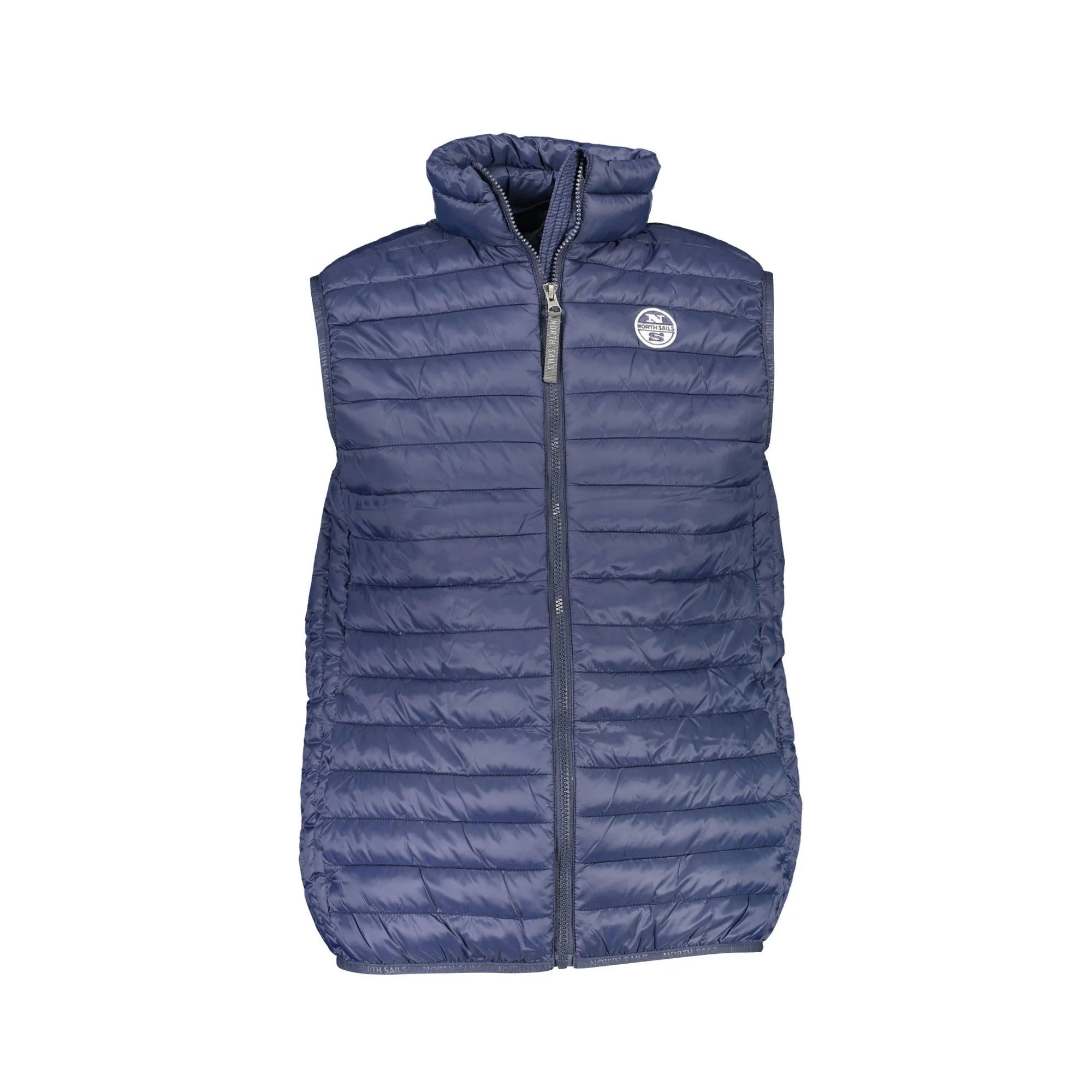 North Sails Smanicato Uomo Blu con Logo Giubbotti e Giacche - foto prodotto