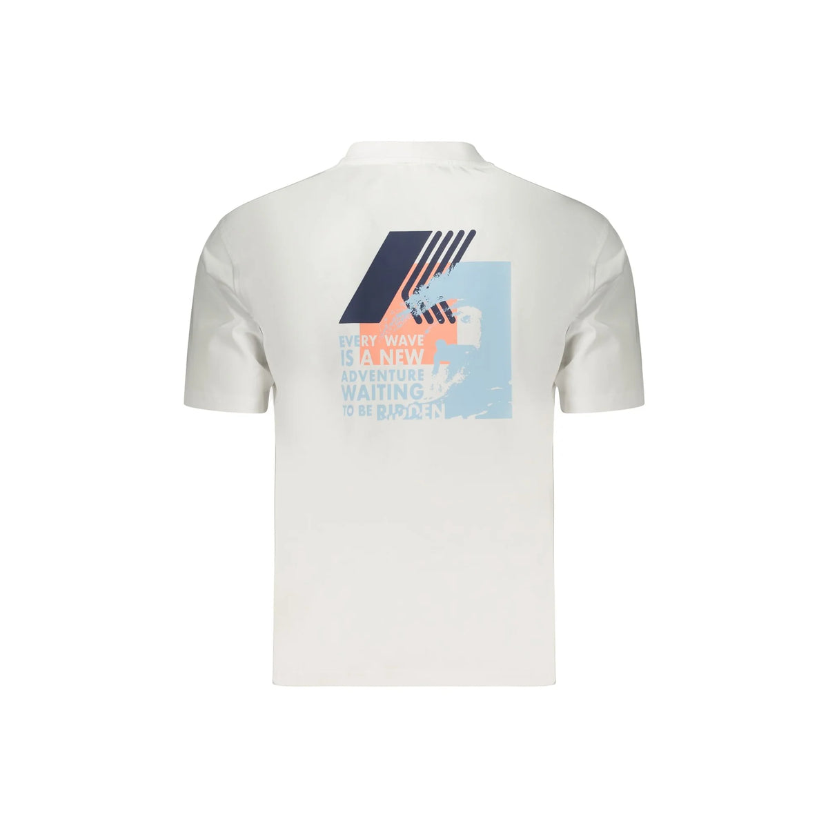 K-WAY T-SHIRT MANICHE CORTE UOMO BIANCO