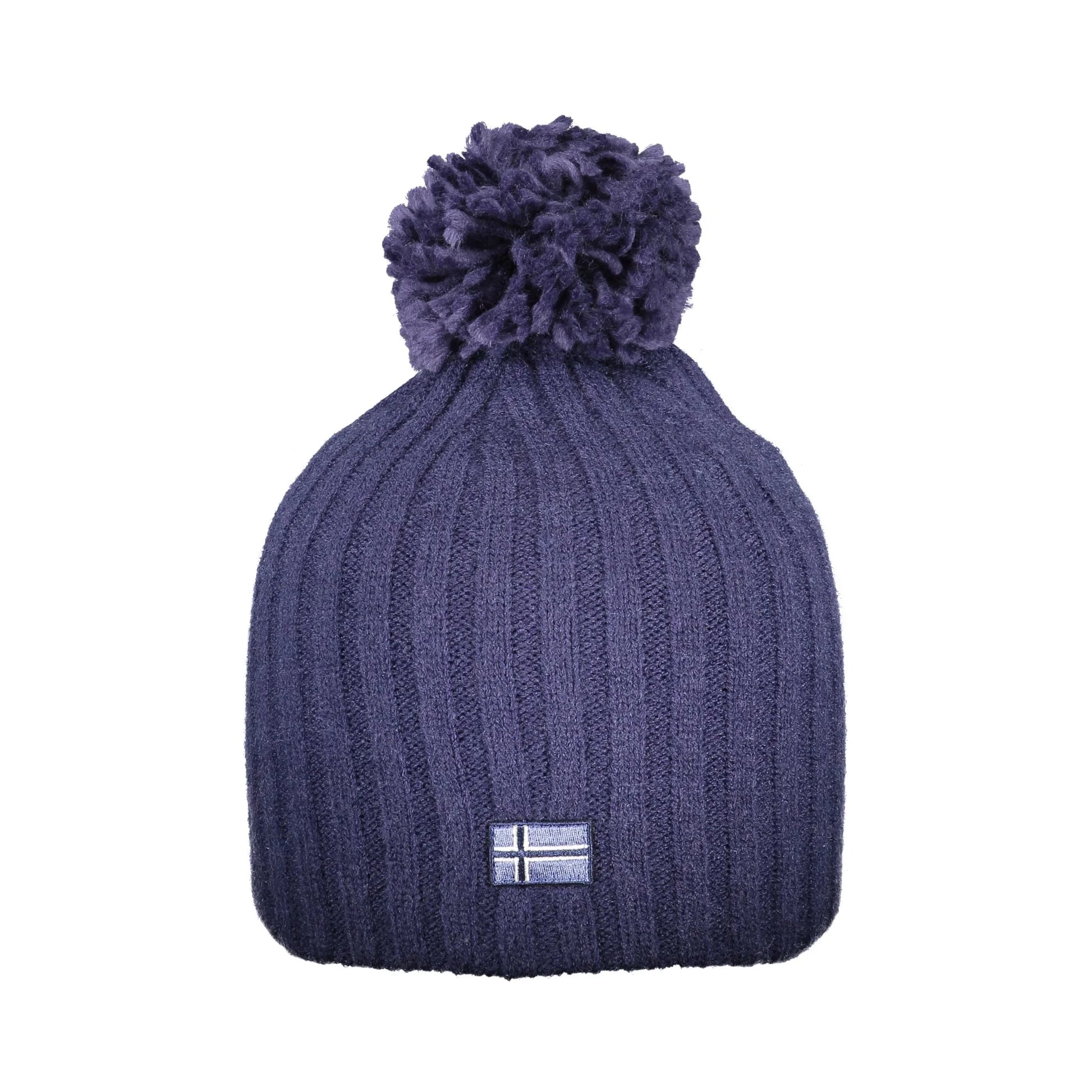 NORWAY 1963 Berretto Donna Blu con Pompon e Logo Cappelli - foto prodotto