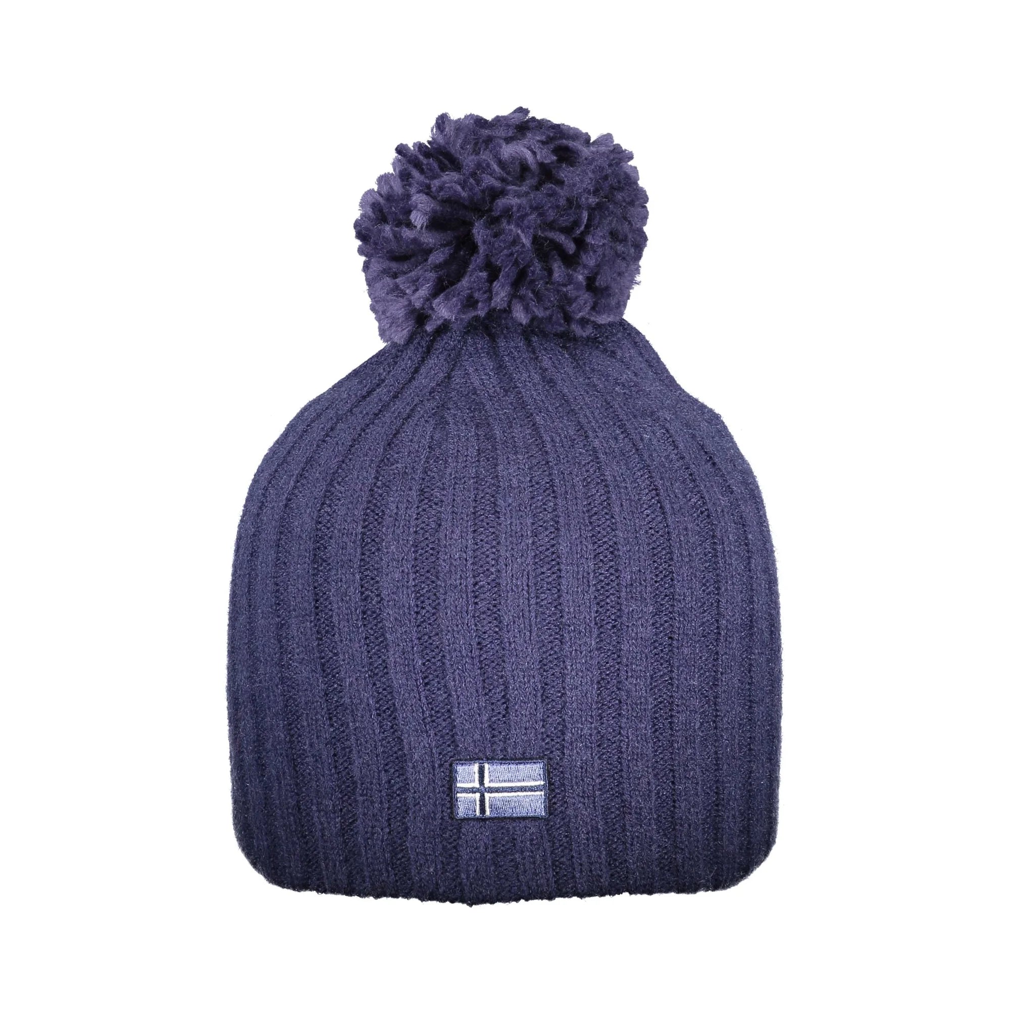 NORWAY 1963 Berretto Donna Blu con Pompon e Logo Cappelli - foto prodotto