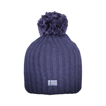 NORWAY 1963 Berretto Donna Blu con Pompon e Logo Cappelli - foto prodotto