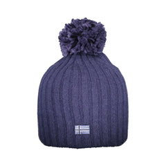 NORWAY 1963 Berretto Donna Blu con Pompon e Logo