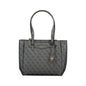Guess Jeans Borsa a Spalla Donna Nera Dettagli a Contrasto Borse Nero - foto prodotto