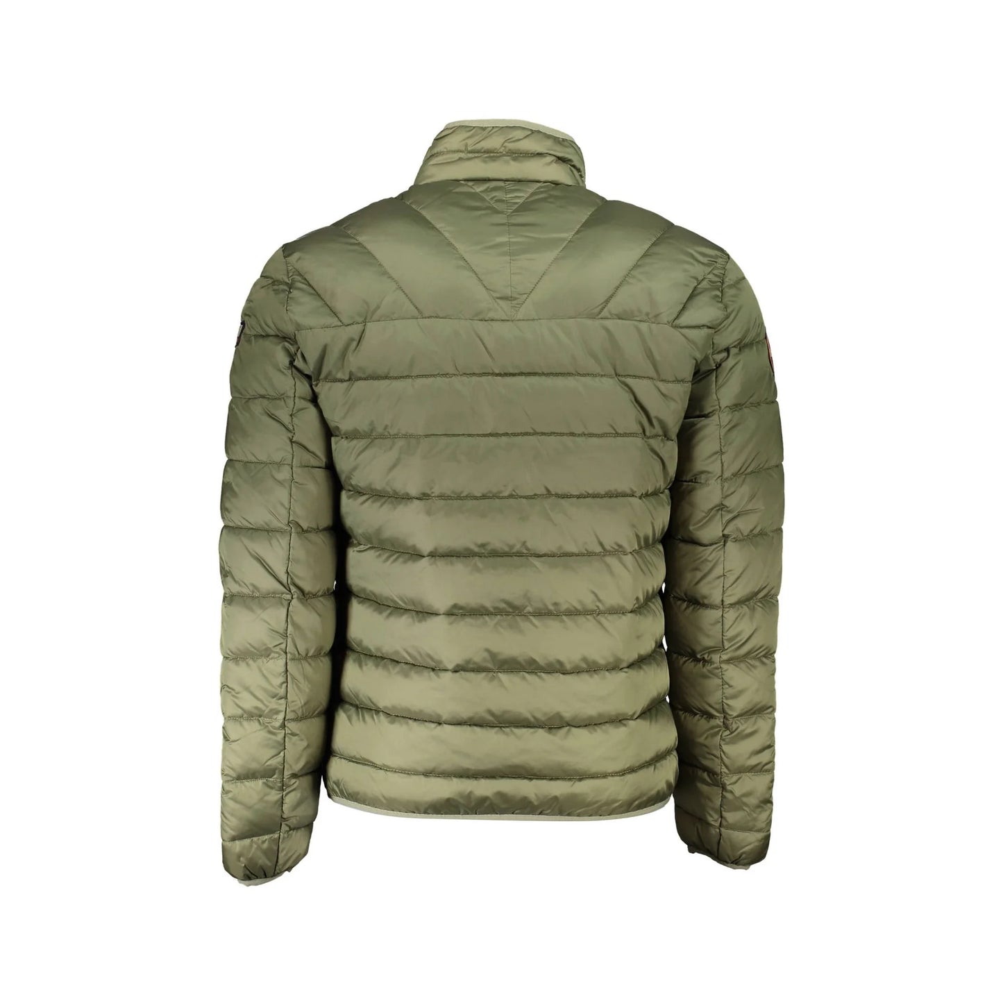 Napapijri Giubbotto Uomo Verde con Tasche e Zip Giubbotti e Giacche - vista 2
