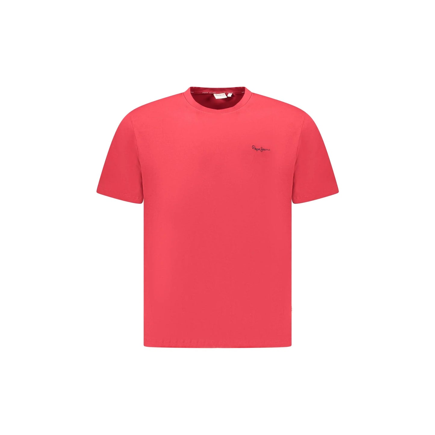Pepe Jeans T-Shirt Maniche Corte Uomo Rossa Ricamo Rosso - foto prodotto