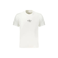 Calvin Klein T-Shirt Manches Courtes Homme Blanche Imprimé