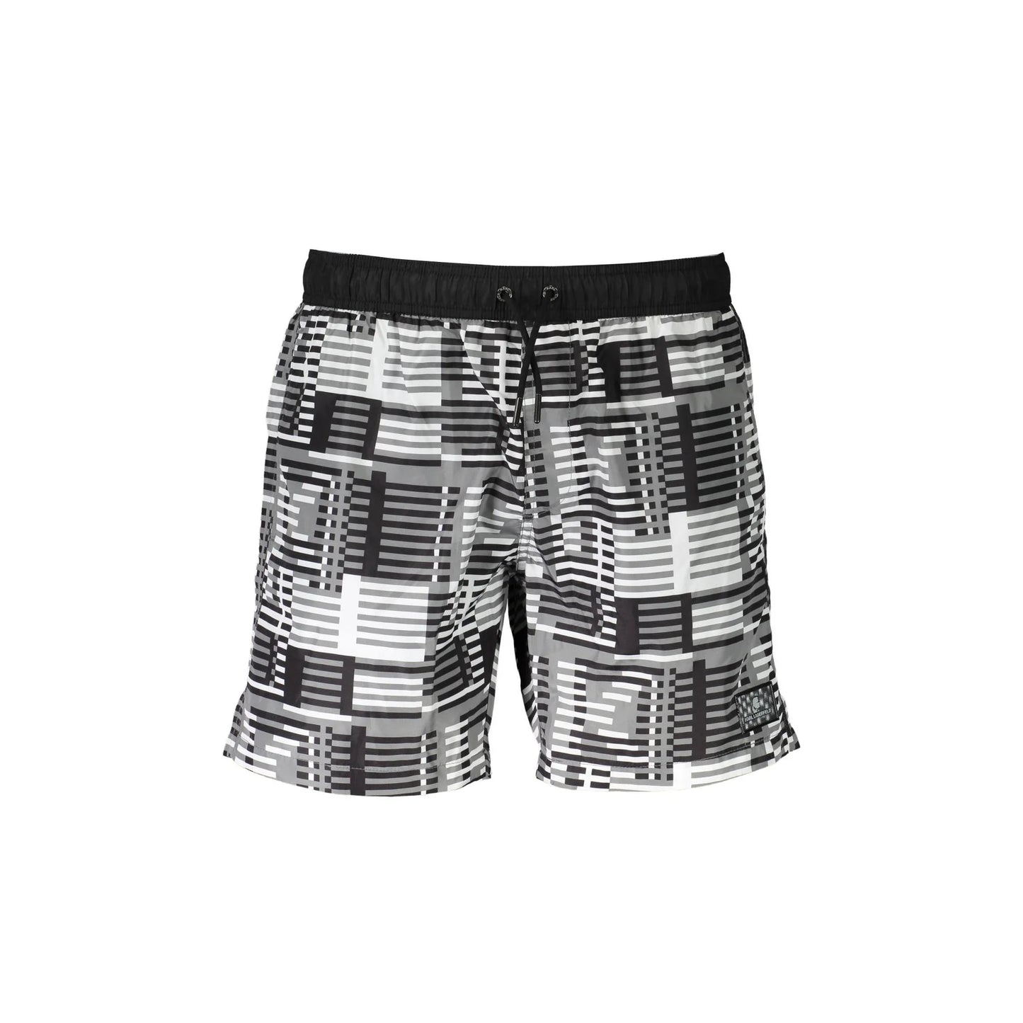 Karl Lagerfeld Beachwear Costume da Mare Uomo Nero Logo - foto prodotto