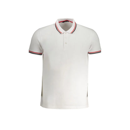 Cavalli Class Polo Maniche Corte Uomo Bianca Ricamo Bianco - foto prodotto
