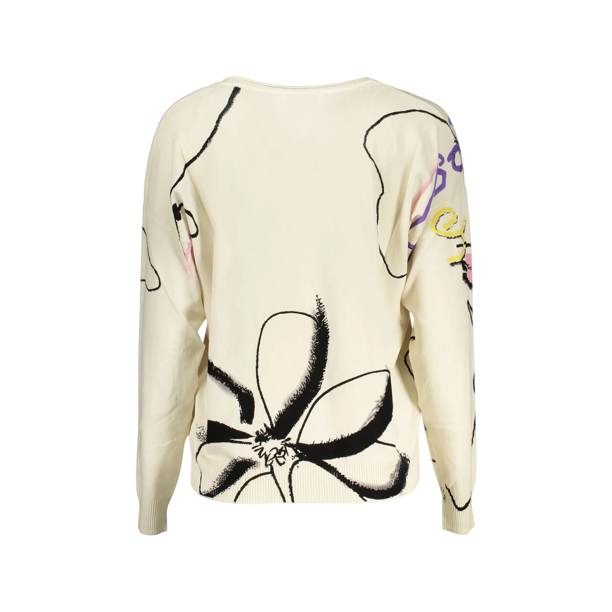 DESIGUAL MAGLIA DONNA BIANCO