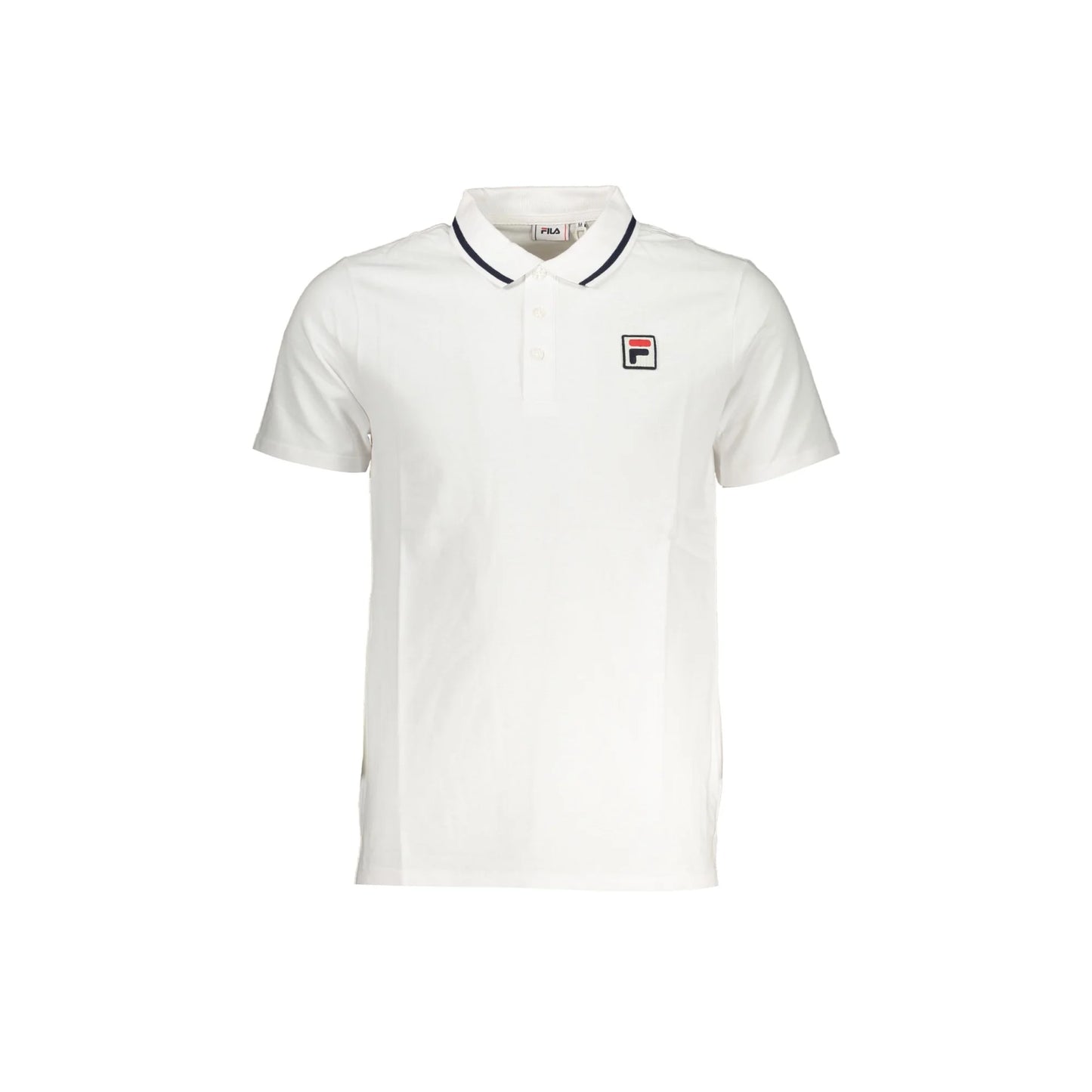 Fila Polo Maniche Corte Uomo Bianca Logo Bianco - foto prodotto