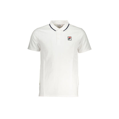 Fila Polo Maniche Corte Uomo Bianca Logo Bianco - foto prodotto