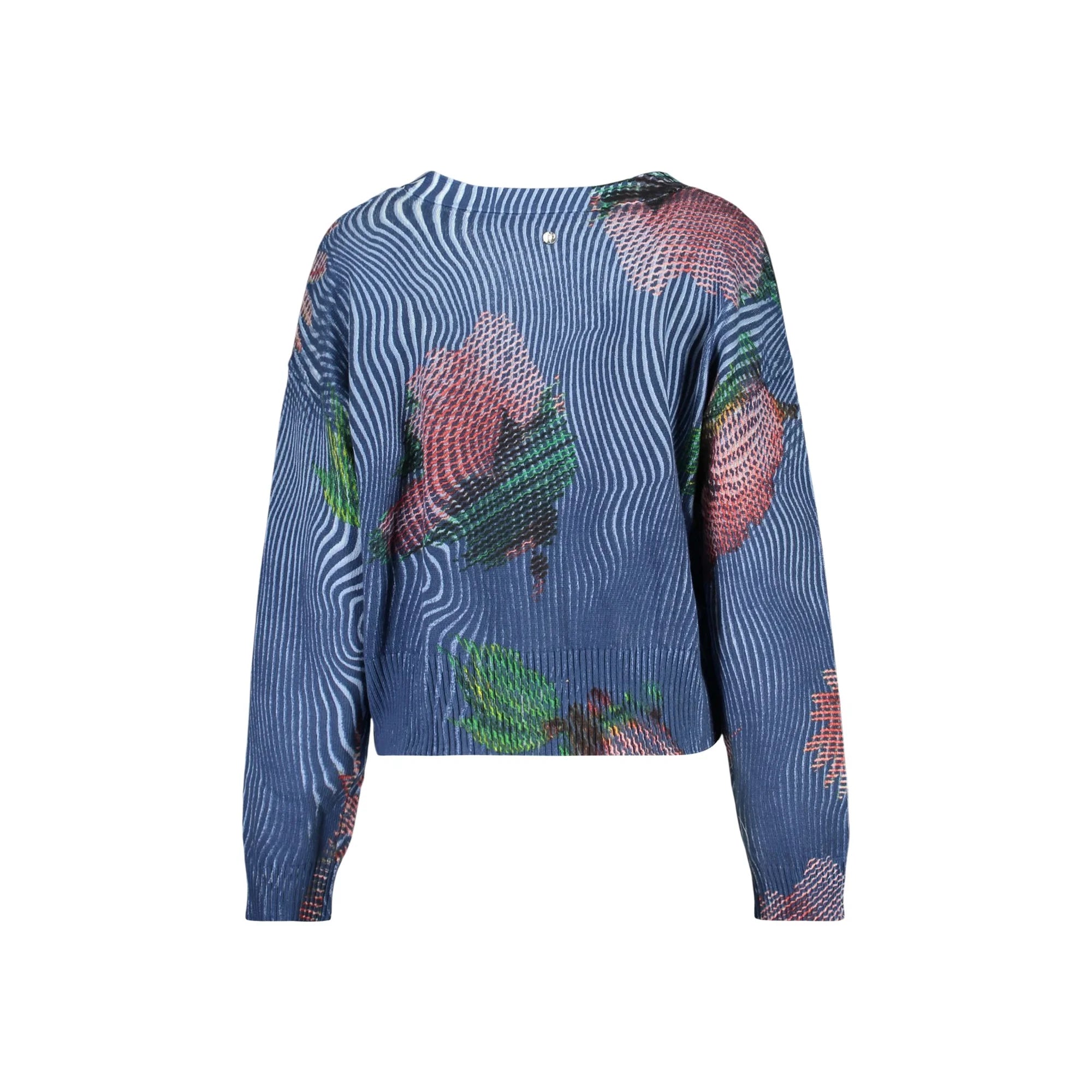 DESIGUAL CARDIGAN DONNA BLU