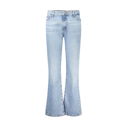Guess Jeans Donna Azzurri Effetto Slavato Logo Azzurro - foto prodotto