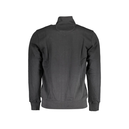 La Martina Felpa Uomo Nera Zip Ricamo Logo Felpe nero - vista 2
