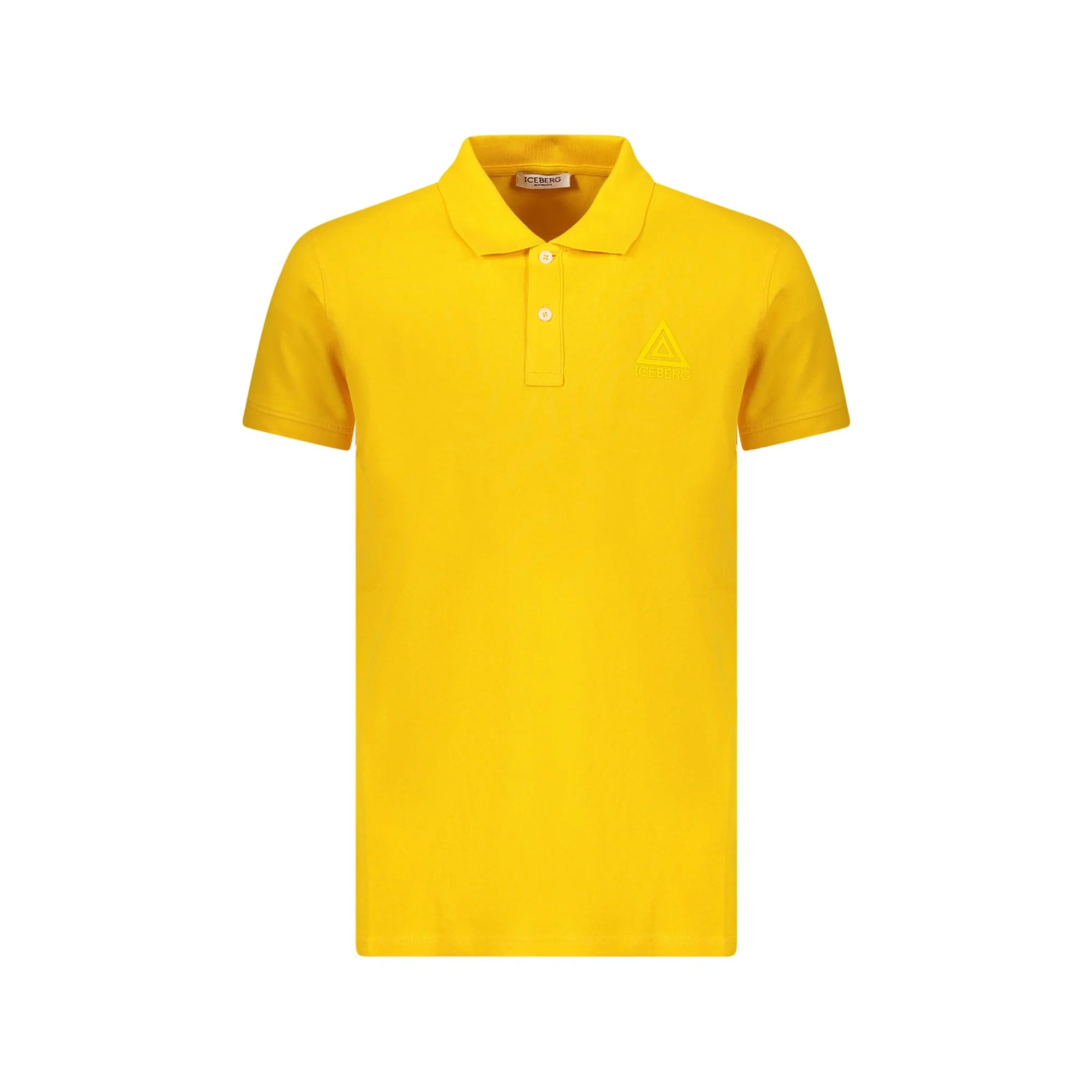 ICEBERG POLO MANICHE CORTE UOMO GIALLO