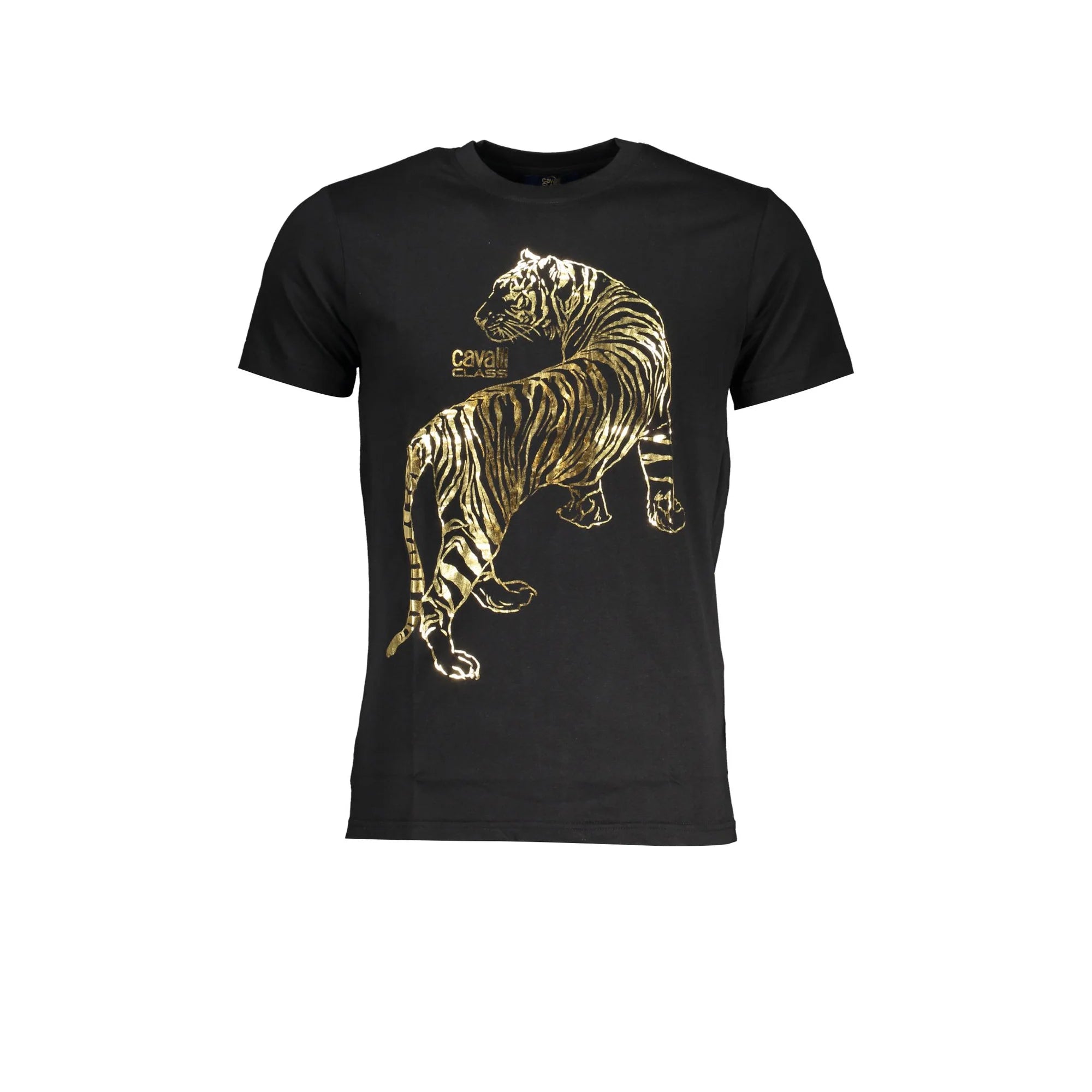 CAVALLI CLASS T-SHIRT MANICHE CORTE UOMO NERO
