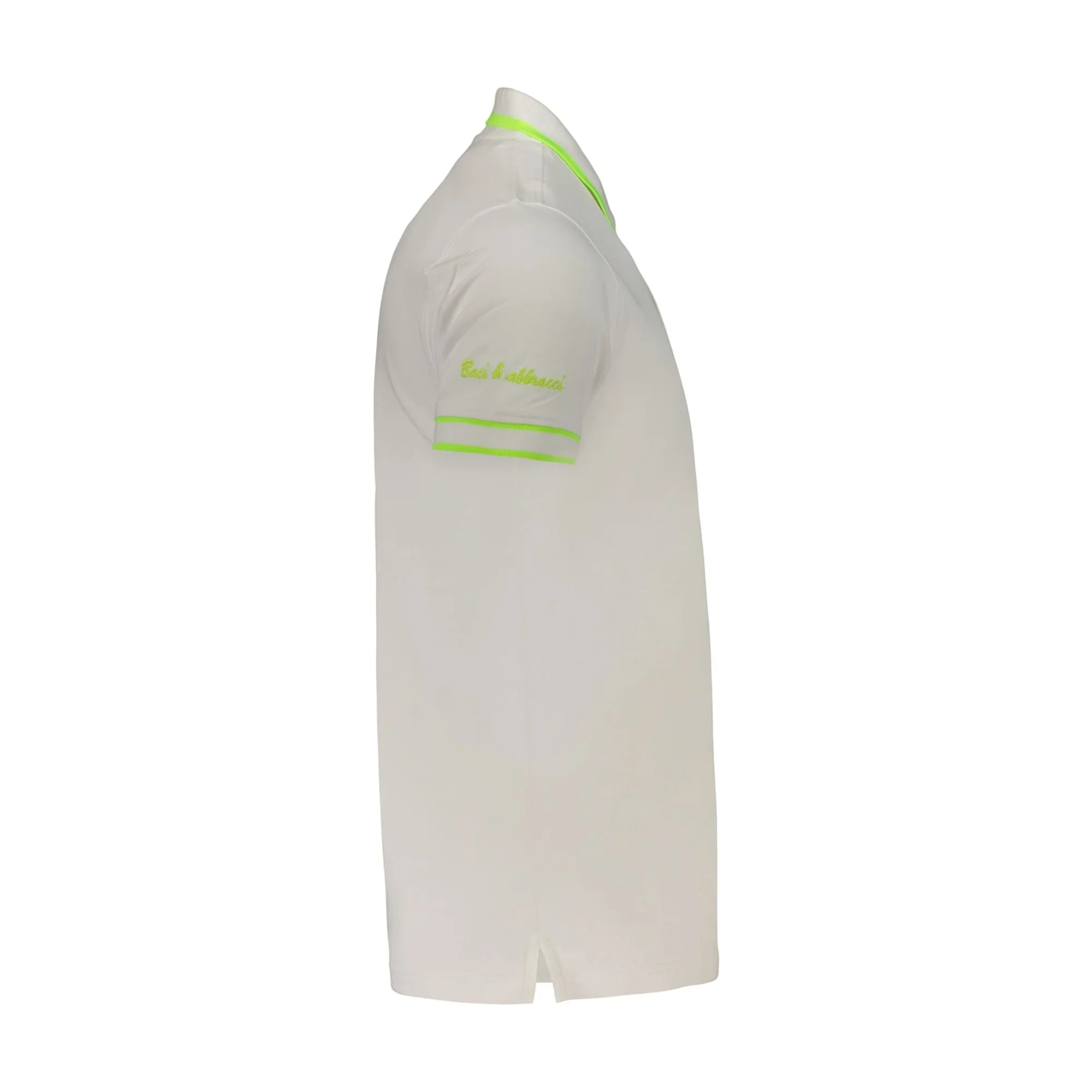 BACI&ABBRACCI POLO MANICHE CORTE UOMO BIANCO