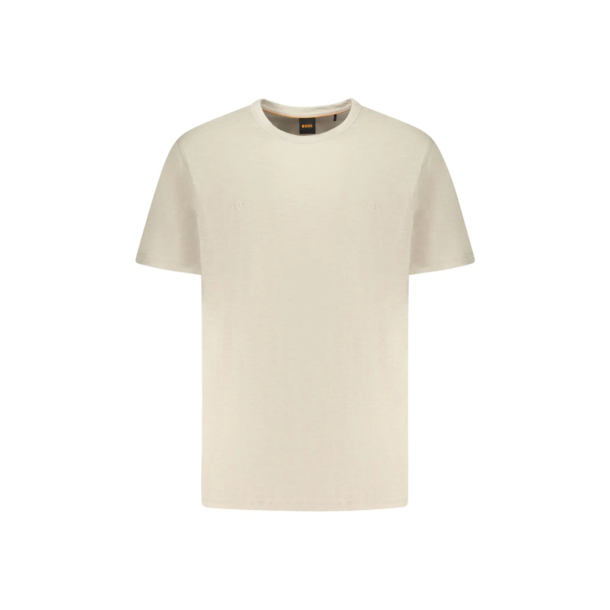 BOSS T-SHIRT MANICHE CORTE UOMO BEIGE
