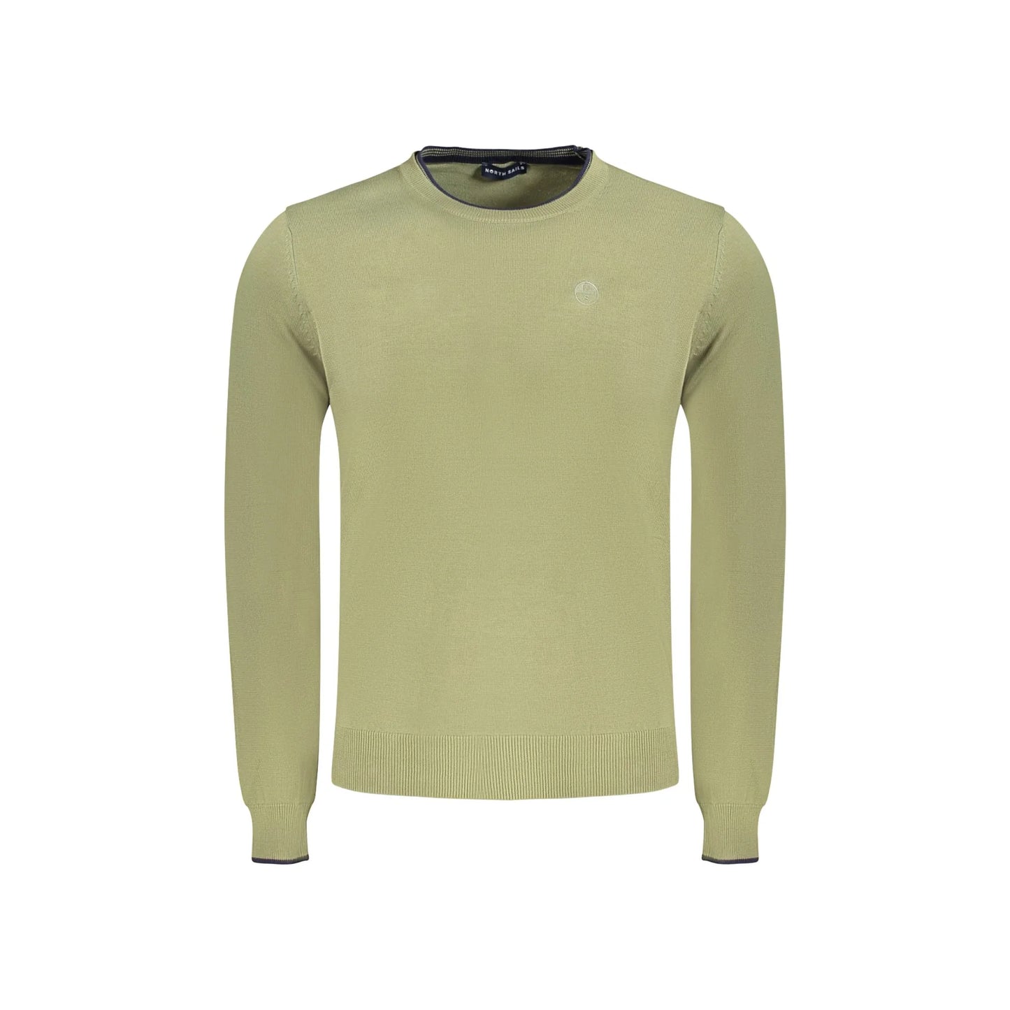 North Sails Maglia Uomo Verde Girocollo Maniche Lunghe Logo Maglie - foto prodotto