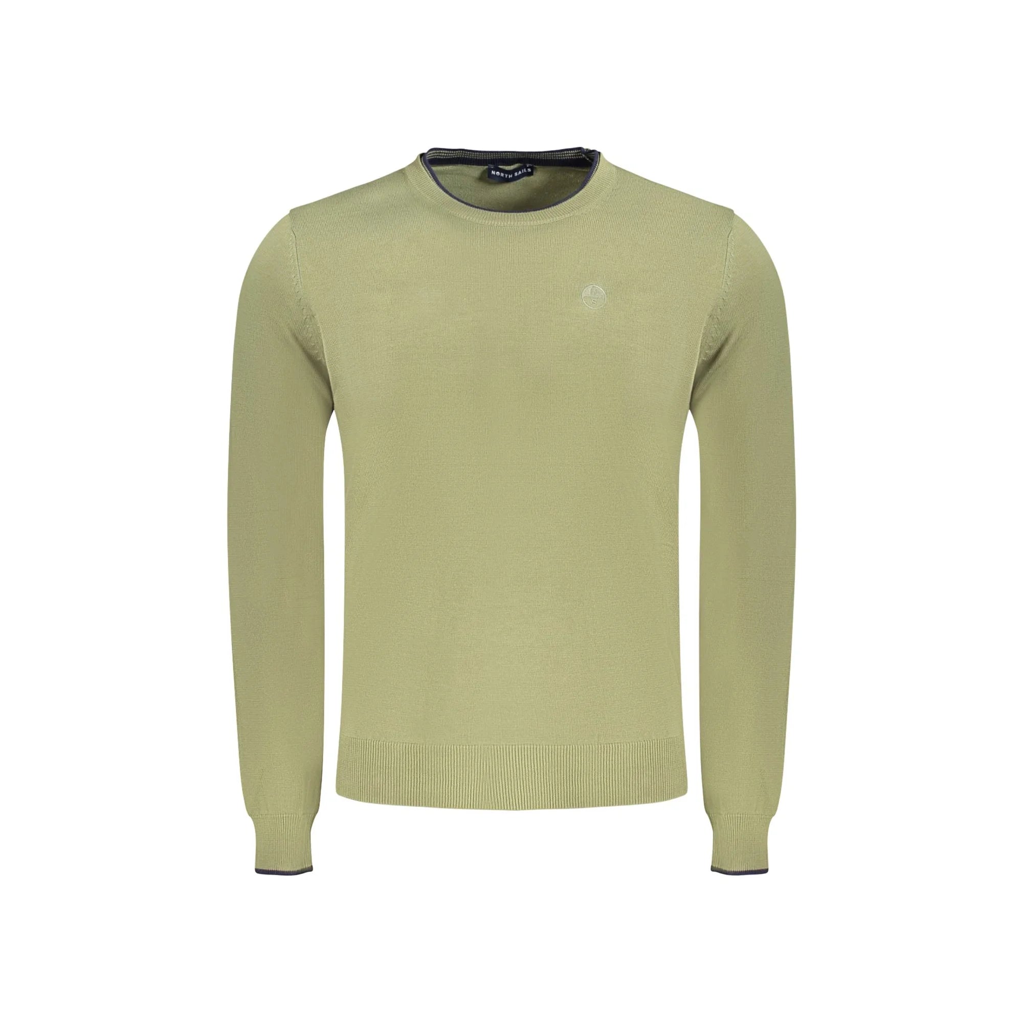 North Sails Maglia Uomo Verde Girocollo Maniche Lunghe Logo Maglie - foto prodotto